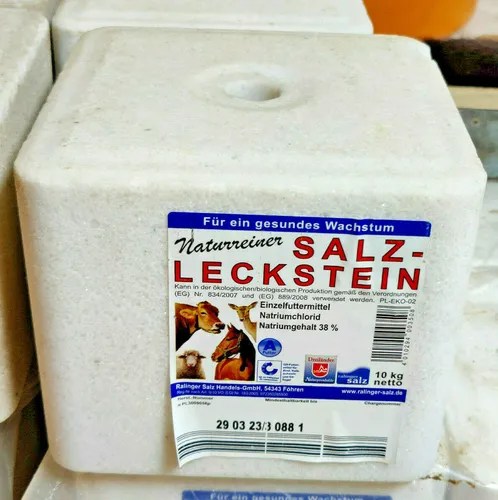 Salzleckstein weiß 10 Kg EUR 0,79/kg
