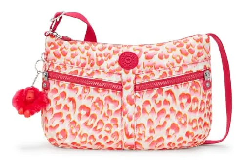 KIPLING Umhängetasche Basic Print Izellah - Stylische Umhängetasche in Latin Cheetah, gefertigt aus recyceltem Material. Ideal für den Alltag mit zahlreichen Fächern für optimale Organisation.