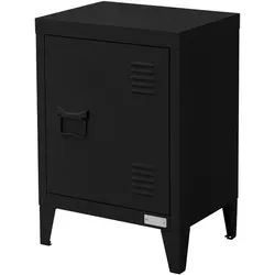ML-Design Aktenschrank aus Stahl - Schwarz 40x30x57,5 cm - Büroschrank aus strapazierfähigem Stahl mit Magnetverschluss und abnehmbaren Füßen für zusätzliche Stabilität. Ideal zur geordneten Aufbewahrung von Dokumenten und Büromaterialien.