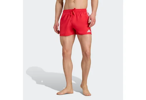 ADIDAS Herren Badeshorts 3-Streifen 3-Inch - Perfekte Badeshorts für Pool und Strand. Schnelltrocknendes Material und komfortabler Mesh-Innenslip sorgen für besten Tragekomfort. Sportliches Design mit 3-Streifen für einen modernen Look.