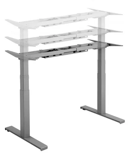 Xantron® Elektrisch Höhenverstellbares Schreibtischgestell - Ergonomisches Schreibtischgestell mit 2 geräuscharmen Motoren, 3 speicherbaren Höhen und einfacher Montage für gesunde Arbeitsgewohnheiten.