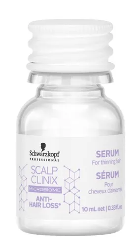 Schwarzkopf Professional Scalp Clinix Anti-Hair Loss Serum 7x10 ml - Haarwuchs Behandlung, bekämpft Haarausfall mit Biotin und Koffein, stärkt die Haarwurzel und fördert das Haarwachstum für gesunde Kopfhaut.