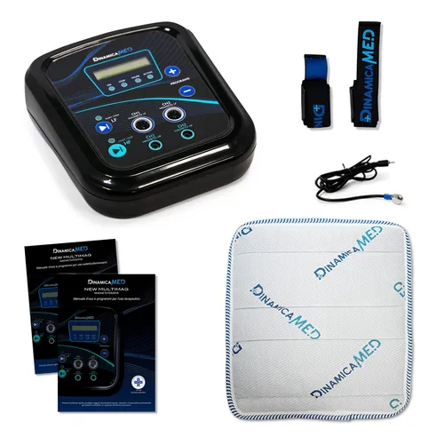 DinamicaMed MultiMag PRO 8.0 Magnetotherapie Mit HF-Diffusor 40×40 Schwarz