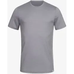 TOM FYFE Premium Merino T-Shirt Slim Fit Herren Hellgrau – 100% Merinowolle, atmungsaktiv & pflegeleicht - Vielseitiges T-Shirt aus 100% Merinowolle, ideal für Alltag und Sport. Atmungsaktiv und geruchshemmend, maschinenwaschbar bei 30 °C für einfachen Pflegeaufwand.