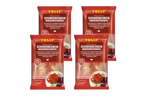 TULIP Wurstkonserve 600g Schinkeneisbein Eisbein gepökelt Schweinehaxe Schwarte, 600 g