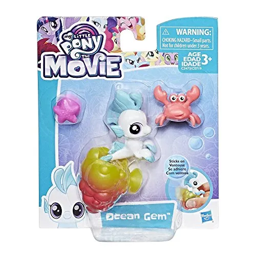My Little Pony: Der Film – Baby Seepony – Ocean Gem – Spielfigur 3 cm + Accessoire