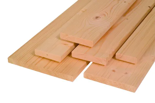 Produktbild Glattkantbrett Douglasie 200 x 10 cm 18 mm 4-seitig gehobelt Kanten gefast