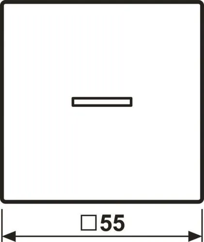 Jung Taster 1fach JUNG HOME BT A 17101 P WW - Smart Home Taster für die drahtlose Steuerung von Jalousien und Beleuchtung, kompatibel mit JUNG HOME App und Sprachassistenten wie Google Assistant und Amazon Alexa.