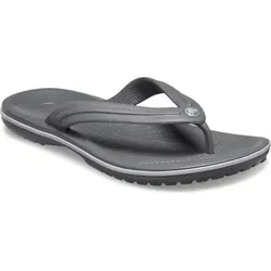 Crocs Crocband Flip Zehentrenner in Kaki, Größe 43/44 - Bequeme Sandalen für Herren, ideal für Freizeit und Urlaub. Der Crocband Flip bietet hohen Tragekomfort und stylisches Design.