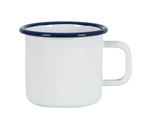 KOCKUMS® Tasse Emaille Kaffeetasse Teetasse Mug von Kockums 370ml Farbe: kockums, Emaille