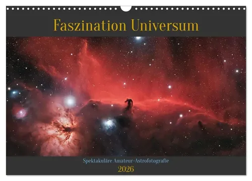 Thomas Engel | Faszination Universum 2026 Wandkalender - Wandkalender im DIN A3 Format, beeindruckende Astrofotografie und faszinierende Nächte voller Sterne, ideal für Astronomie- und Fotografie-Enthusiasten.