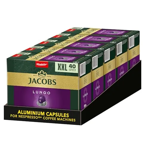 JACOBS Kaffeekapseln Lungo 8 Intenso XXL-Pack von Jacobs