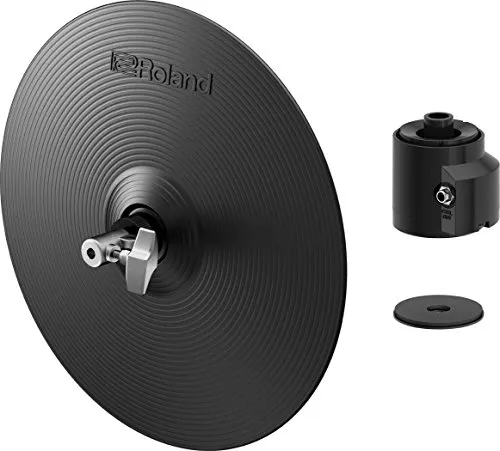 Roland VH-10 V-Hi-Hat 10in - Becken mit natürlichem Schwingungsverhalten, ideal für Foot-Splash-Techniken und schnelles Spiel. Gummierte Trefferfläche für leises Üben, kompatibel mit Standard-Hi-Hat-Stativen.