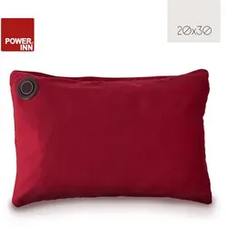 POWER INN® Wärmekissen 20 x 30 cm Samtoptik rot – Flexibel und komfortabel
