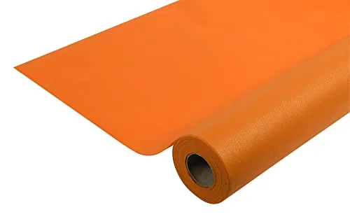 Pronappe Einweg-Tischdecke R785043I - Orange - Hochwertige Einweg-Tischdecke aus reißfestem, wasserabweisendem Spunbond-Vlies, ideal für Feste und Events. Länge 50m, Breite 1,20m - perfekt für jeden Anlass!