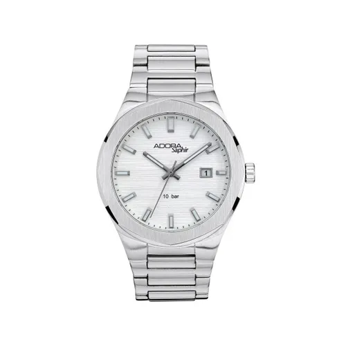 ADORA AS4644 Herren Uhr Edelstahl Quarz - Armbanduhren mit robustem Edelstahlgehäuse und kratzfestem Saphirglas, wasserdicht bis 10 bar – ideal für aktive Männer.