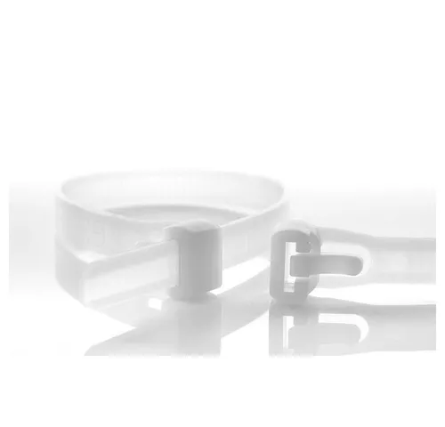 KLASEBO® Kabelbinder 1000 Kabelbinder wiederlösbar 250 x 7,6mm natur