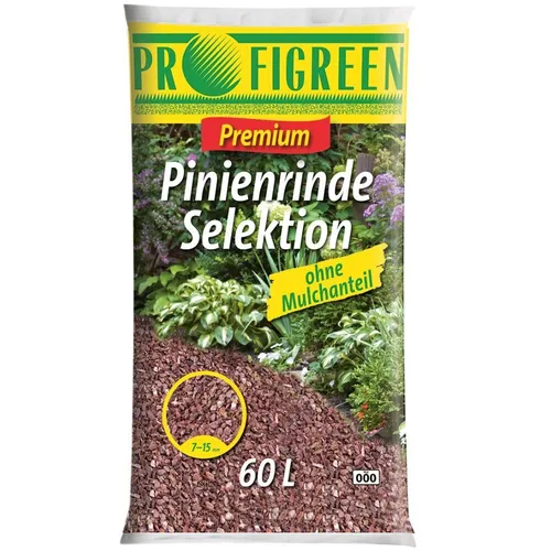 Pinienrinde Pinienmulch Rindenmulch Pinie Mulch Natur Rinde Fein 7-15 mm 60 l