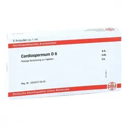 Cardiospermum D6 Ampullen 8 ML - Homöopathisches Arzneimittel zur Injektion, ideal für die subkutane, intramuskuläre und intravenöse Anwendung. Enthält flüssige Verdünnung zur Unterstützung der Gesundheit.