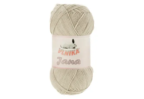 VLNIKA 100g Strickgarn Jana Häkelgarn Strickwolle Häkelwolle, Farbauswahl Häkelwolle, 330 m, hellgrau