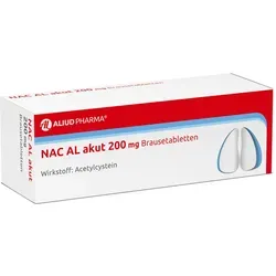 NAC AL akut 200 mg Brausetabletten 20 St von ALIUD PHARMA