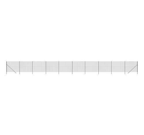 furnicato Maschendrahtzaun Anthrazit 2,2 x 25 m aus verzinktem Stahl - Vielseitiger Maschendrahtzaun für die sichere Einzäunung von Grundstücken und Tiergehegen. Robuster, verzinkter Stahl mit PVC-Beschichtung sorgt für hohe Stabilität und Langlebigkeit im Freien.