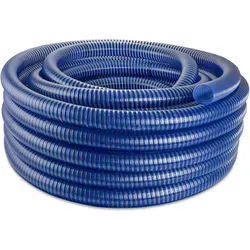 Poppstar Saugschlauch 32mm - UV-beständig und knickfest - Bewässerung - Der 25m lange PVC Pumpenschlauch ist phthalatfrei, verdrehungssicher und ideal für Hauswasserwerke, Gartenpumpen und Teichanwendungen.