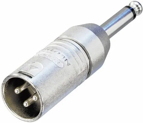 Neutrik NA2MP XLR-Adapter XLR-Stecker - Klinkenstecker 6.35 mm Mono 1 St.