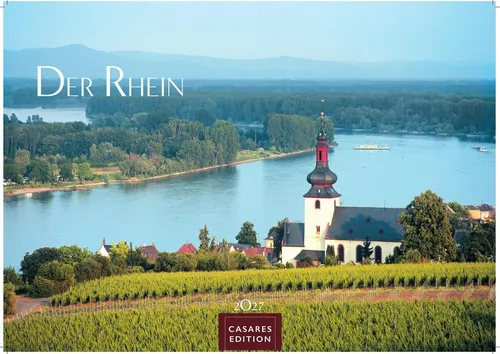 Der Rhein Kalender 2027 - Wandkalender mit beeindruckenden Landschaften - Fotokalender 50x35cm mit 14 Seiten, ideal zur Verschönerung Ihrer Wände. Hochwertige Spiralbindung und beeindruckende Aufnahmen von Deutschland machen ihn zum perfekten Begleiter durch das Jahr.