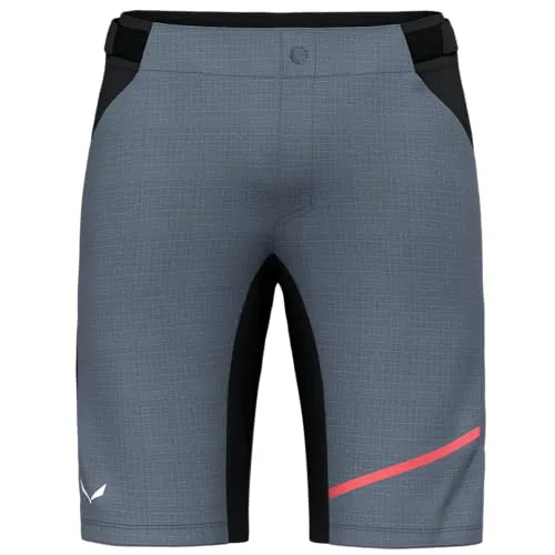 Salewa Herren Vento Hemp/DST Shorts - Größe S, Blau - Fahrradhosen aus Hanffasern, atmungsaktiv und mit praktischen Features für optimalen Komfort beim Radfahren.