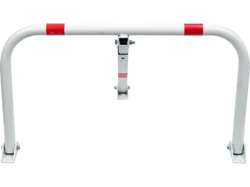 Yato Parkbügel Umlegbar mit Vorhängeschloss 40x71cm - Robuster Parkbügel aus hochwertigem Material, ideal für Profianwender und Heimwerker. Sichert Ihre Stellflächen zuverlässig und ist einfach umlegbar.