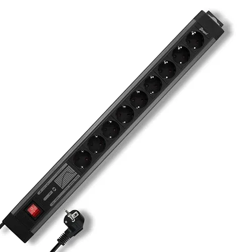 REV Supraguard Überspannungsschutz 9-fach, 3.80 m - Steckdosen & Zubehör, schützt Ihre Geräte zuverlässig vor Überspannungen und sorgt für Sicherheit im Alltag.