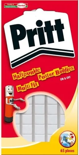 Haftpunkte Pritt Multi-Fix, wiederablösbar Ideal zum Basteln, für Poster u. Deko 1421821-XX