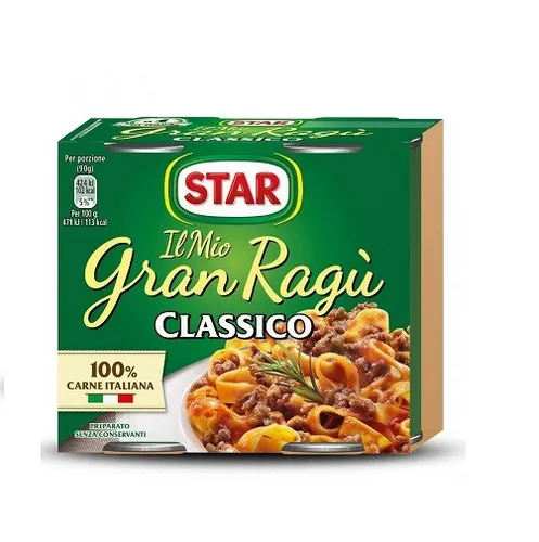 Il mio Gran ragù Star Classico 360g - Italienische Tomatensauce, ideal für Pasta-Gerichte, authentischer Geschmack und hohe Qualität aus Italien.