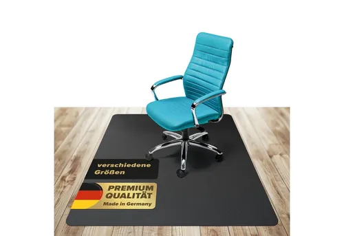 LP projekt Bodenschutzmatte Transparent – Kratzfest & Rutschfest für Bürostuhl, Erhältlich in 74×120 cm, 90×120 cm, 115×135 cm, 117×153cm & 117×180 cm, Schutzunterlage fürs Büro – Langlebig, Leise & Pflegeleicht