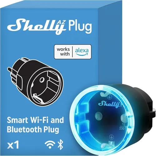 AZ Plug Schwarz - WLAN Smarte-Steckdose Leistungsmessung 12A 2500W, Frustr #1397