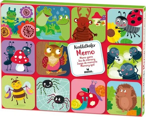 Moses Krabbelkäfer Memo | Spieleklassiker für Kinder ab 3 Jahren