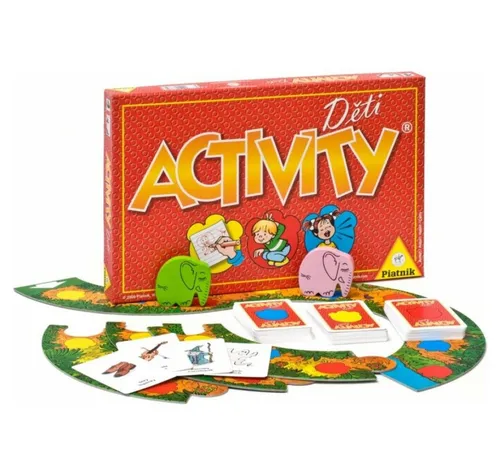 Activity KIDS: Das kreative Brettspiel für Kinder - Brettspiel für 3-16 Spieler, fördert Ausdrucksfähigkeit und Fantasie bei Kindern ab 4 Jahren mit fröhlichen Zeichnungen und aktiven Aufgaben.