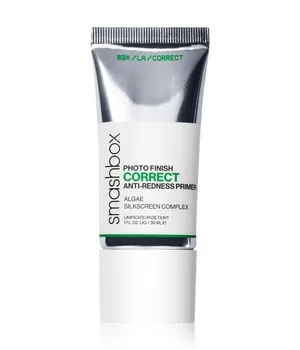 Smashbox Photo Finish Correct Anti Redness Primer 30 ml - Primer zur sofortigen Neutralisierung von Rötungen, beruhigt die Haut und schützt sie mit einem Silkscreen-Komplex und natürlichen Extrakten.