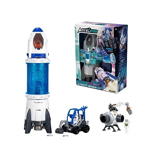 Astropod von Silverlit – Ultimatives Raketen- und Verbindungspaket – Thema Universum und Weltraum – Bauen und Experimente – Ab 6 Jahren