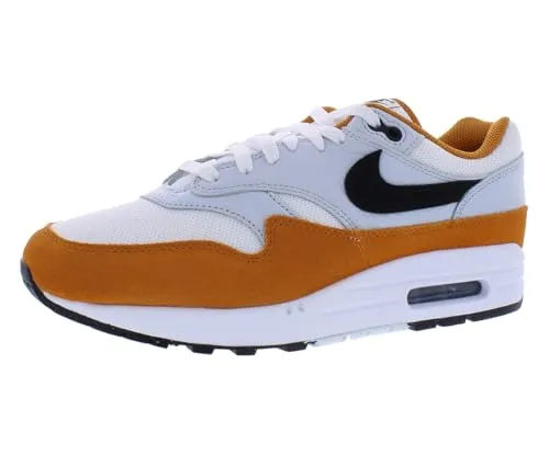Nike Air Max 1 Herren Trainers FN6952 Sneakers Schuhe (UK 8 US 9 EU 42.5, White Black Monarch 101)