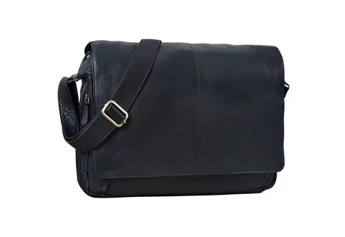 STILORD 'Alex' Vintage Ledertasche - Messenger-Bag aus hochwertigem Büffel-Leder für 15,6 Zoll Laptops | Praktische Organisationsleiste und verstellbarer Schultergurt für hohen Tragekomfort | Stilvolles Vintage Design für Herren und Damen