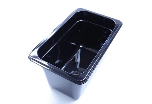 AcMax Thermobehälter GN 1/4 Polycarbonat schwarz GN-Behälter 4 Liter Tiefe 150mm