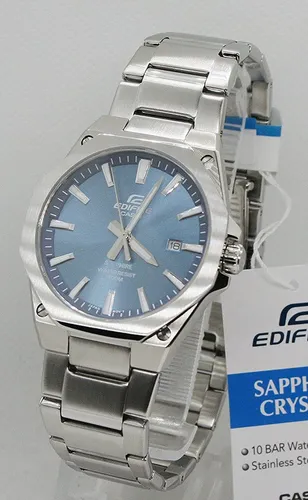 Casio EFR-S108D-2AVUEF Armbanduhr - Herren Armbanduhr mit blauem Zifferblatt und robustem Edelstahlarmband, ideal für stilbewusste Männer.