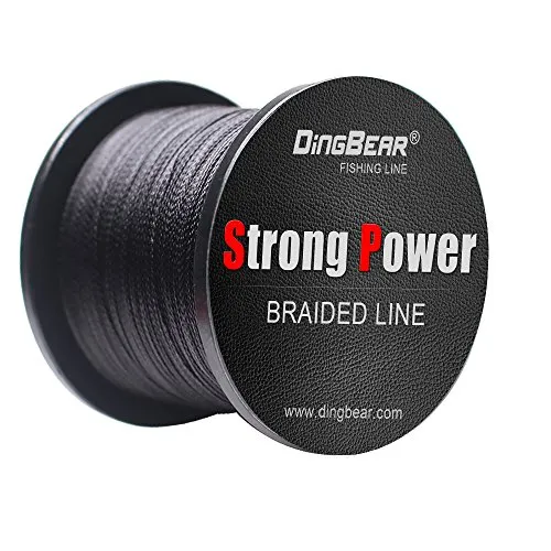 Dingbear 437yd-5000yd stark ziehen sie generische geflochtenen angelschnur angelschnur Fisch Linien … (schwarz, 1093Yd/1000M 85LB/0.45mm)