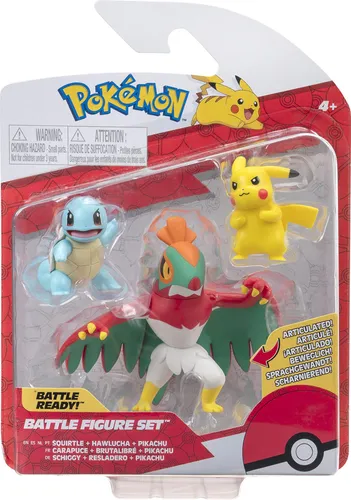 POKEMON Detective Pikachu Battle Figure - PIKACHU und PSYDUCK - Set 2 Figuren