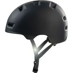 Crazy Safety All Black Helm M (54-57cm) - Fahrradhelm in elegantem Schwarz, bietet optimalen Schutz und Komfort für sicheres Fahren.