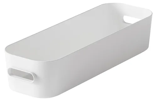 smartstore Aufbewahrungsbox COMPACT SLIM 1,32 Liter, weiß