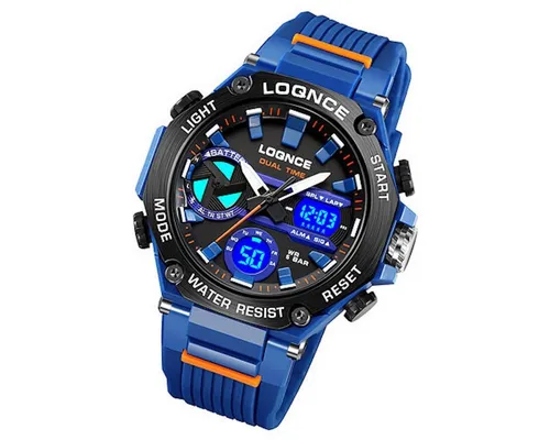 Taffstyle Sportuhr Herren Armbanduhr Digital Sportuhr Stopp Alarm Licht Chronograph Uhr, Multifunktionale Uhr Stoppuhr Kalender Beleuchtung 5 ATM Wasserdicht