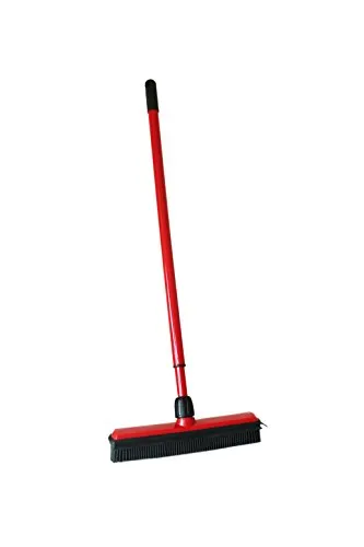 PGV Besen mit Gummiborsten Wasserabzieher und Teleskopstiel